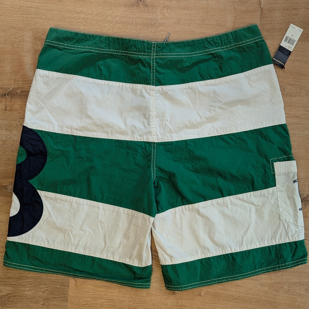 Polo Ralph Lauren Shorts Mens 38 RLPC Football Club Chino Pockets Drawstring - Picture 2 of 10